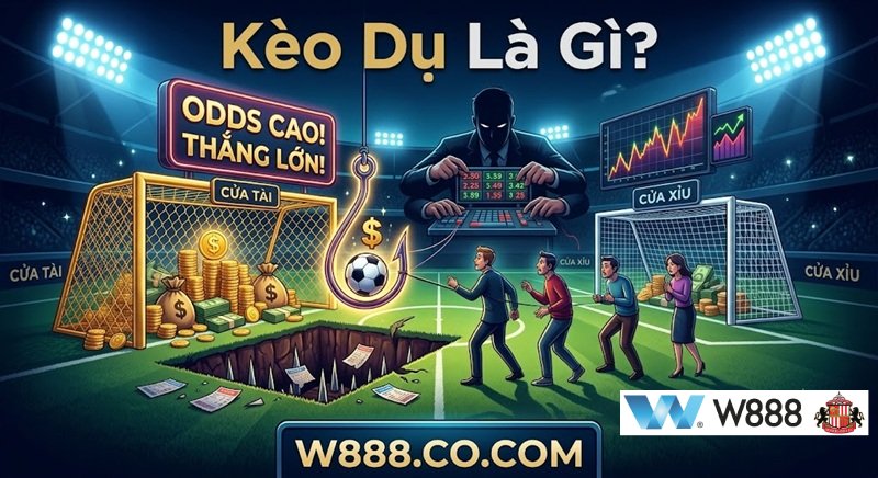 Kèo dụ là gì? Cạm bẫy kèo dụ với tỷ lệ thưởng ảo từ nhà cái và cách phòng tránh qua link W888