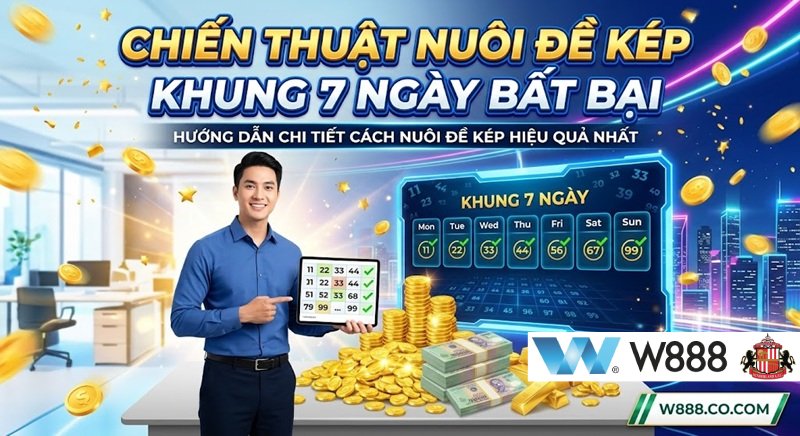 Đề Kép Là Gì? Dấu Hiệu Đề Báo Kép Chuẩn Xác Từ W888 Chiến thuật nuôi đề kép khung 7 ngày bất bại hiệu quả nhất tại W888
