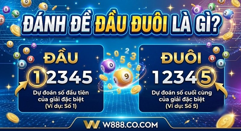 Cách Nuôi Số Đề Đầu Đuôi: Bí Kíp Bắt Cầu Chuẩn Xác Đánh đề đầu đuôi là gì? Giải thích chi tiết cách chơi đề đầu đuôi trên website W888.Co.Com