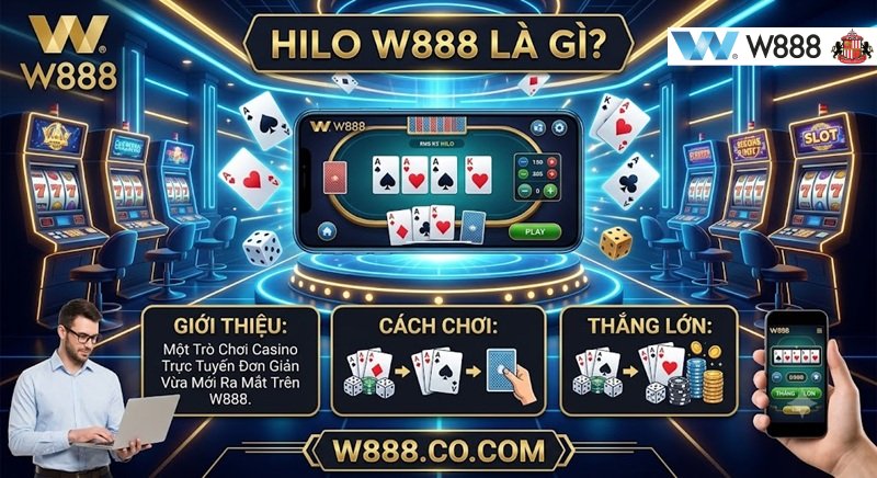 Hilo W88 Là Gì? Cẩm Nang Chinh Phục Game Bài Tại W888 Hilo W88 là gì và hướng dẫn cách chơi game bài cơ bản qua link chuẩn W888.