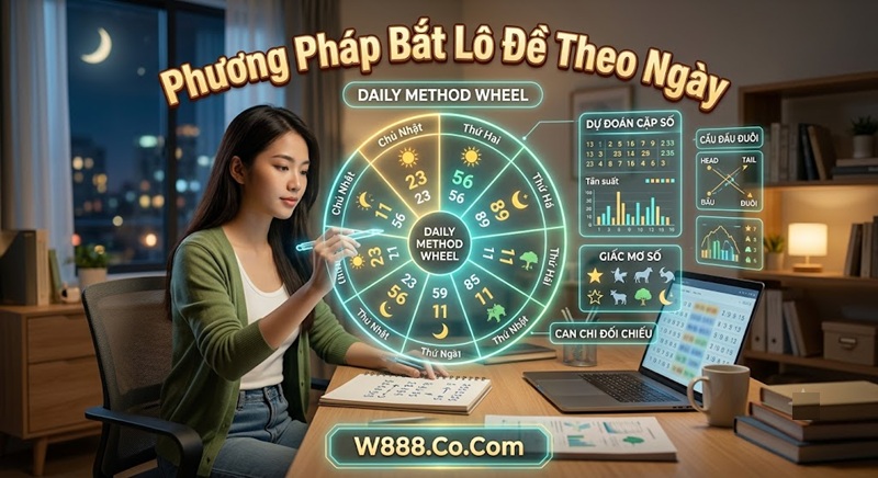 Phương Pháp Bắt Lô Đề Theo Ngày Chuẩn Xác Từ Cao Thủ W888 Phương pháp bắt lô đề theo ngày chuẩn xác dựa trên lịch âm dương và can chi đối chiếu tại W888