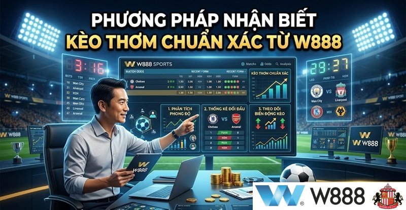 Kèo Thơm Là Gì? Cẩm Nang Nhận Diện Và Săn Kèo Chuẩn Xác Phương pháp nhận biết kèo thơm chuẩn xác từ chuyên gia tại hệ thống W888.