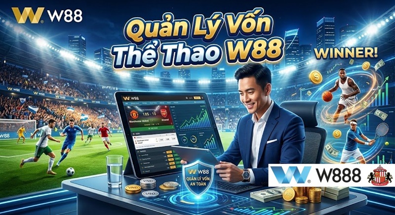 Bí quyết quản lý vốn thể thao W88 an toàn giúp người chơi luôn giành chiến thắng.