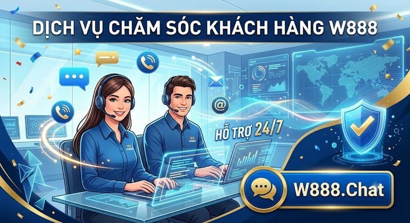 W888 Chat - Link W888 Mobile Mới Tháng 10/2026 Đội ngũ nhân viên dịch vụ chăm sóc khách hàng W888 hỗ trợ trực tuyến 24/7.