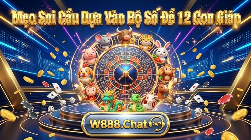 Mẹo soi cầu chuẩn xác dựa vào bộ số đề 12 con giáp từ chuyên gia W888