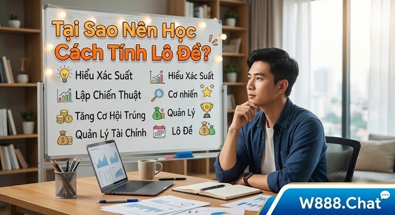 Tại sao nên học cách tính lô đề - Bí quyết tối ưu chiến thuật từ W888